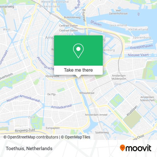 Toethuis map