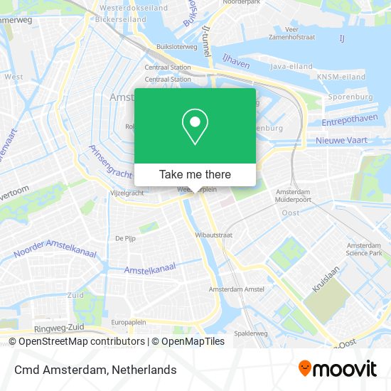 Cmd Amsterdam map