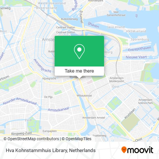 Hva Kohnstammhuis Library map