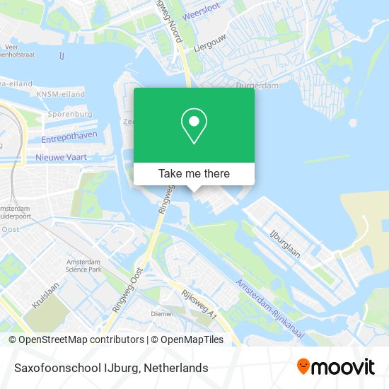 Saxofoonschool IJburg map