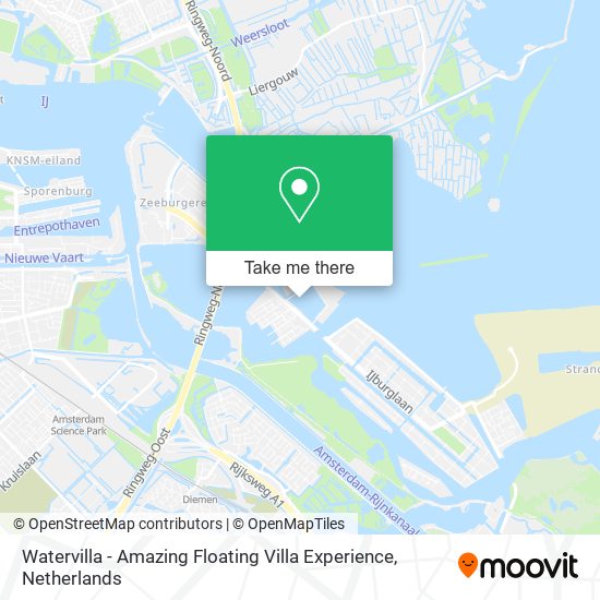 Watervilla - Amazing Floating Villa Experience map