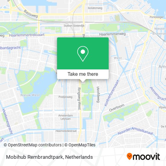 Mobihub Rembrandtpark Karte