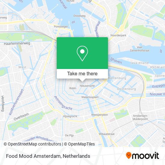 Food Mood Amsterdam map