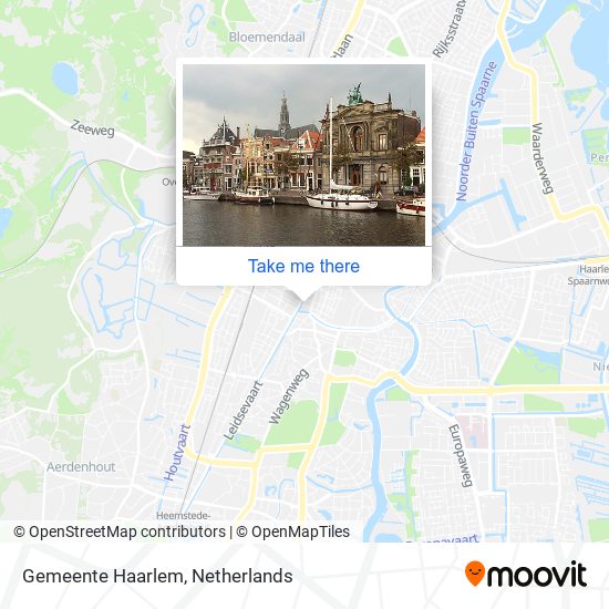 Gemeente Haarlem map