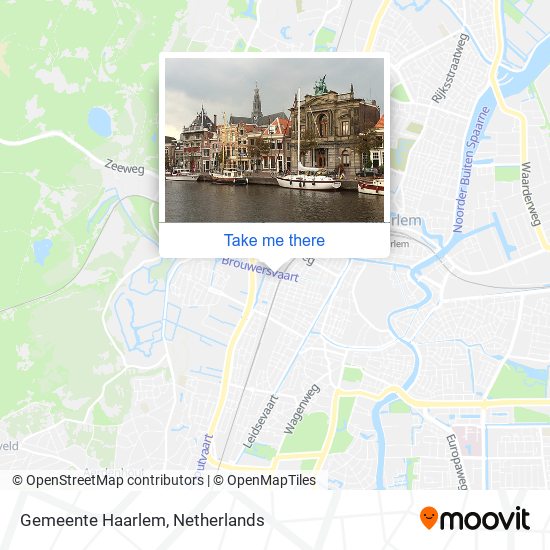 Gemeente Haarlem map
