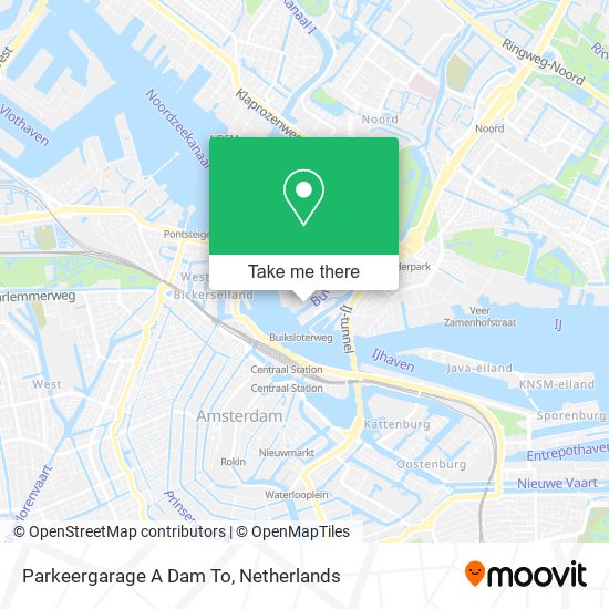 Parkeergarage A Dam To map