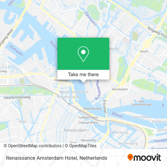 Renaissance Amsterdam Hotel map