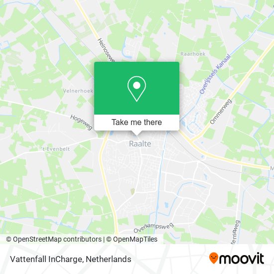 Vattenfall InCharge map