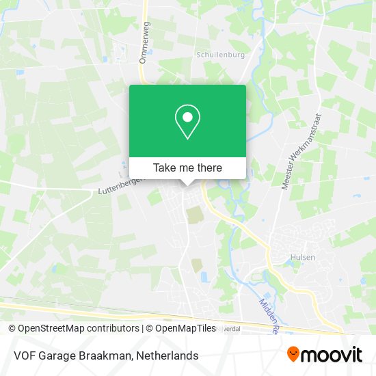 VOF Garage Braakman map