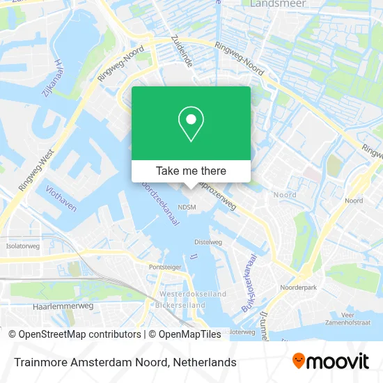 Trainmore Amsterdam Noord map