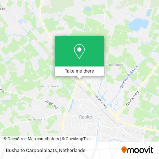 Bushalte Carpoolplaats map