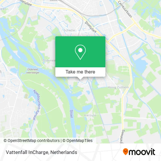 Vattenfall InCharge map