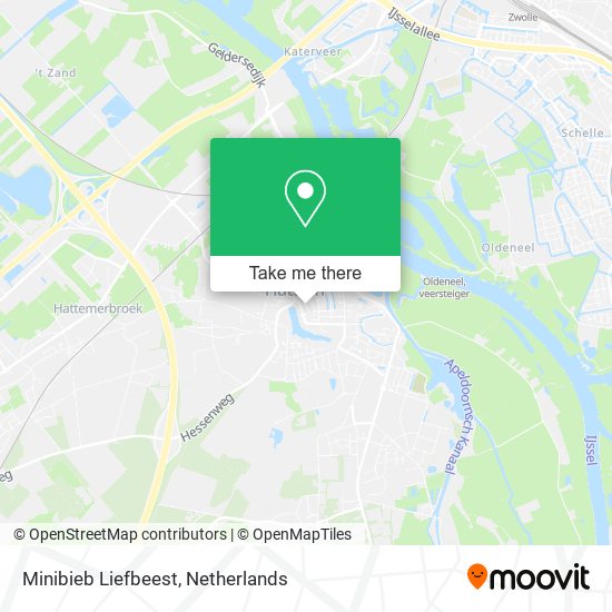 Minibieb Liefbeest map