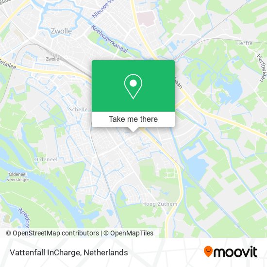 Vattenfall InCharge map