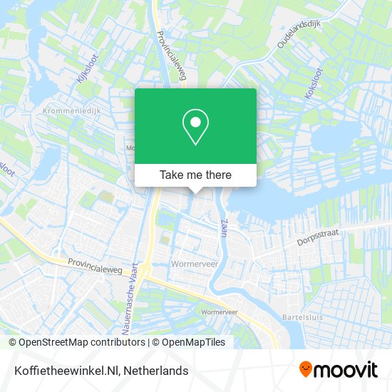 Koffietheewinkel.Nl map