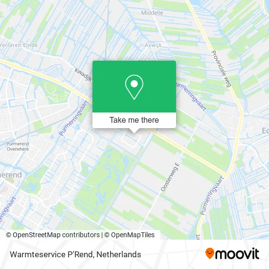 Warmteservice P'Rend map