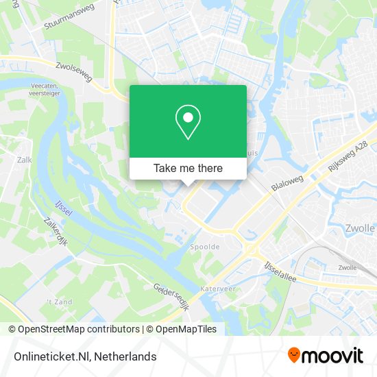 Onlineticket.Nl map