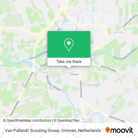 Van Pallandt Scouting Groep, Ommen map