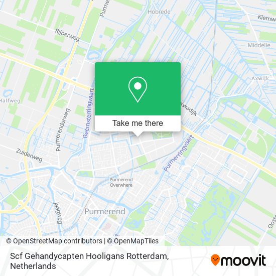 Scf Gehandycapten Hooligans Rotterdam map