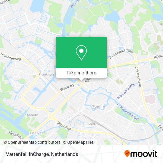 Vattenfall InCharge map