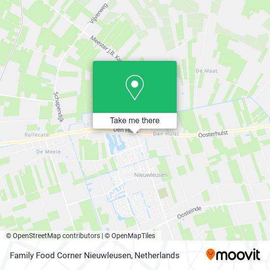 Family Food Corner Nieuwleusen map