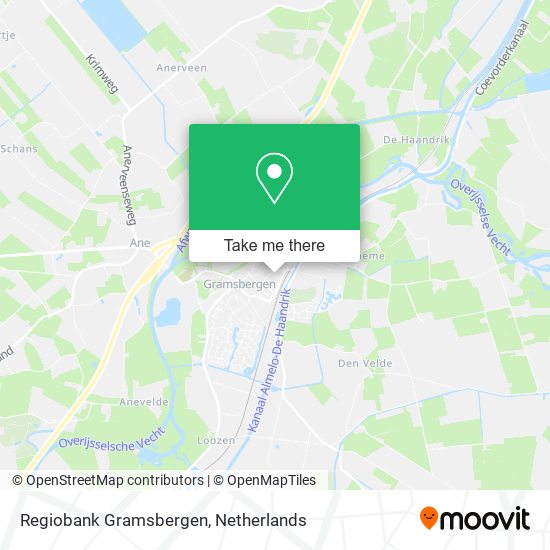 Regiobank Gramsbergen map