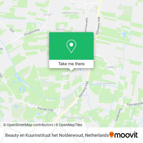 Beauty en Kuurinstituut het Nolderwoud map