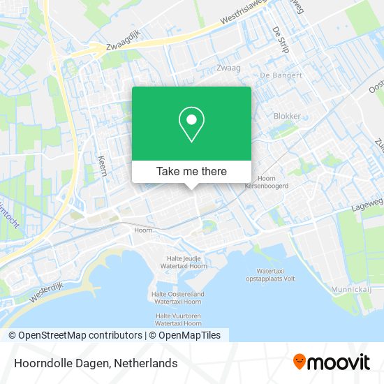 Hoorndolle Dagen map