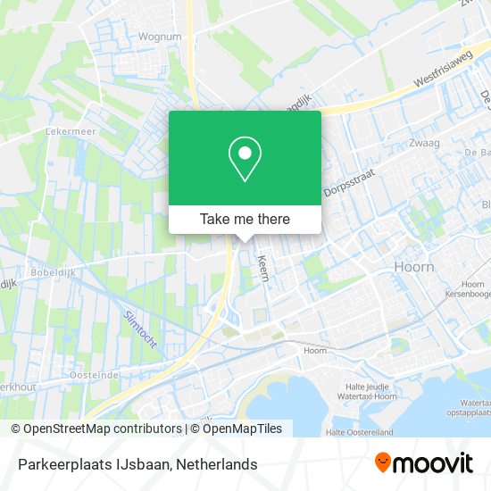 Parkeerplaats IJsbaan map