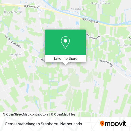 Gemeentebelangen Staphorst map