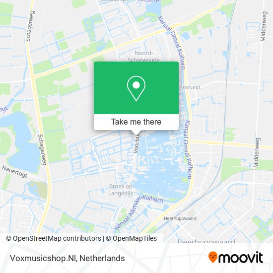 Voxmusicshop.Nl map