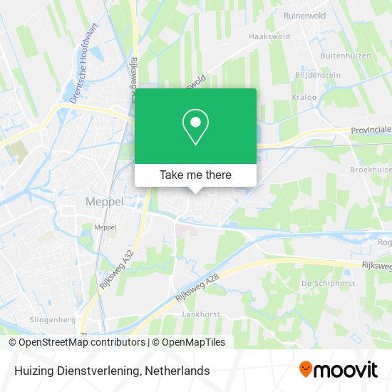 Huizing Dienstverlening map