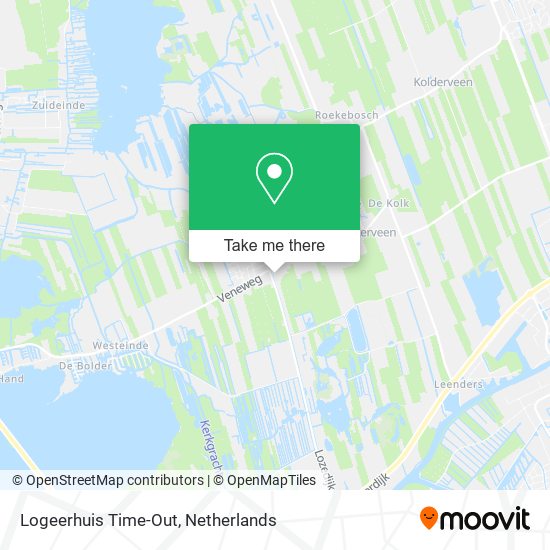 Logeerhuis Time-Out map
