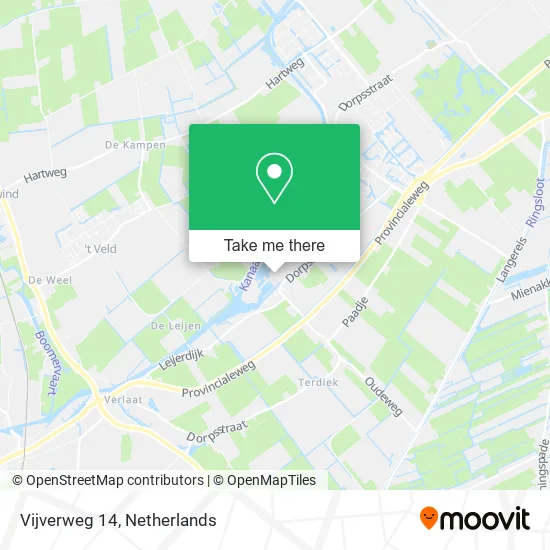 Vijverweg 14 map