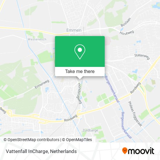 Vattenfall InCharge map