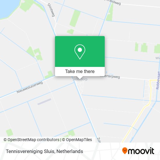 Tennisvereniging Sluis map