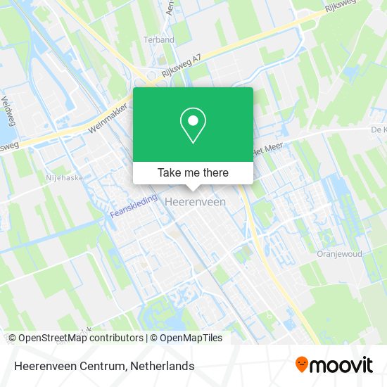 Heerenveen Centrum map