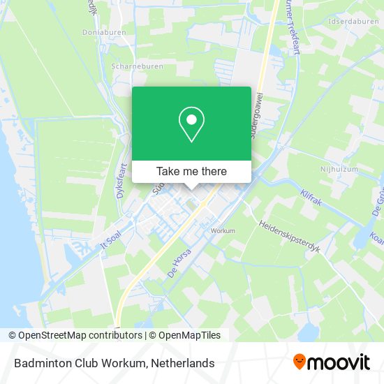 Badminton Club Workum map