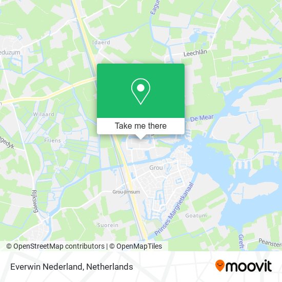 Everwin Nederland map