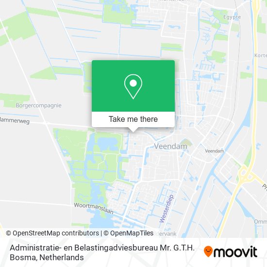 Administratie- en Belastingadviesbureau Mr. G.T.H. Bosma map