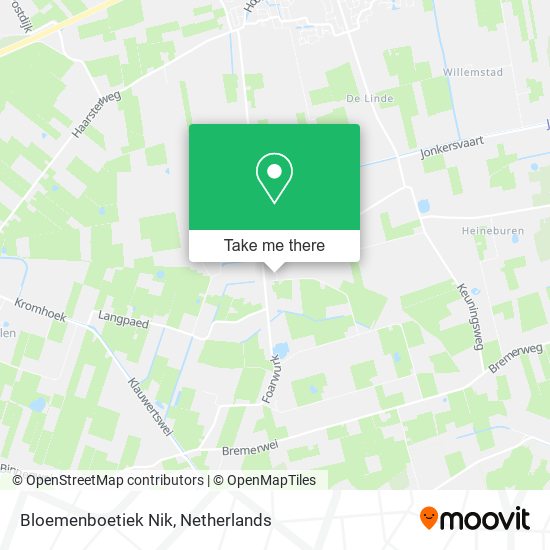 Bloemenboetiek Nik map