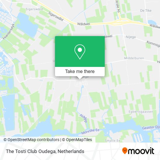 The Tosti Club Oudega map