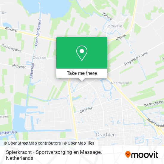 Spierkracht - Sportverzorging en Massage Karte