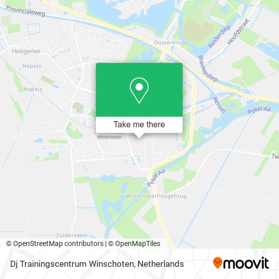 Dj Trainingscentrum Winschoten map