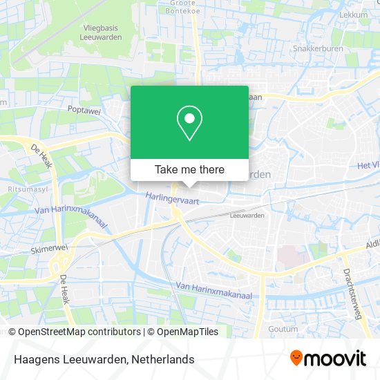 Haagens Leeuwarden map