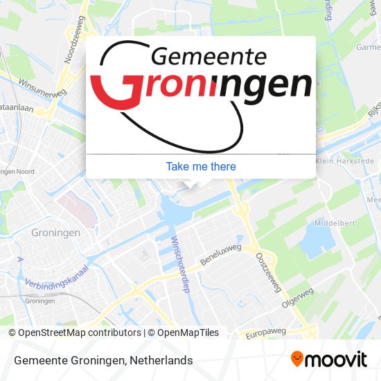 Gemeente Groningen map