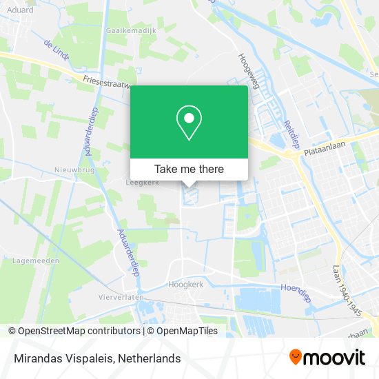 Mirandas Vispaleis map