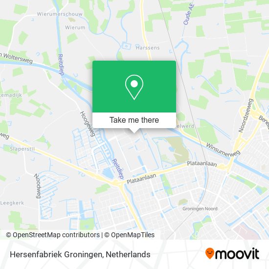Hersenfabriek Groningen Karte