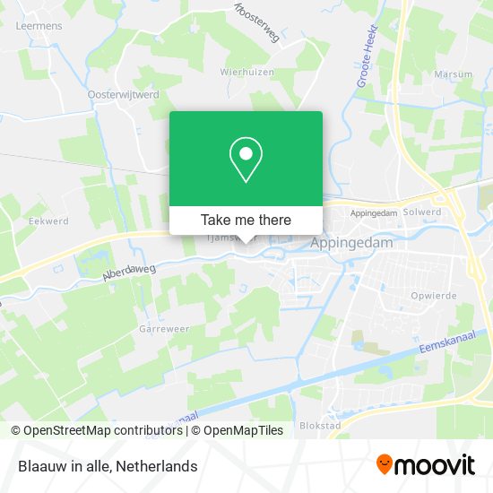 Blaauw in alle map