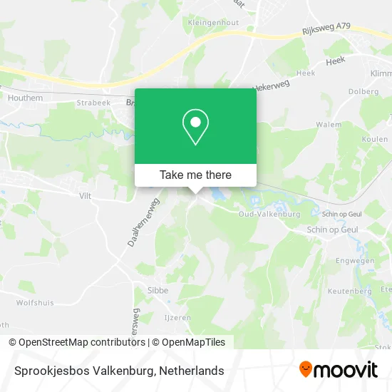 Sprookjesbos Valkenburg map